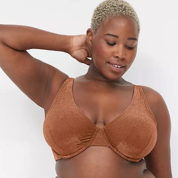Glitter Knit Unlined Full Coverage Bra 44C - Picture 1 of 8